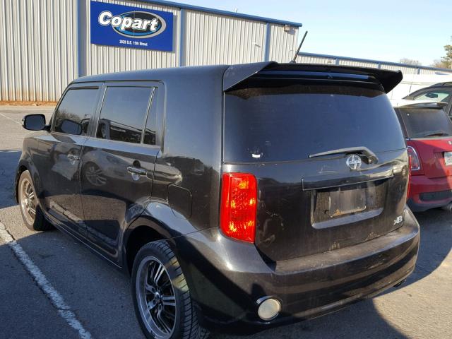 JTLKE50E791064535 - 2009 TOYOTA SCION XB შავი ფოტო 3