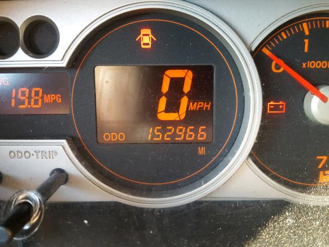 JTLKE50E791064535 - 2009 TOYOTA SCION XB შავი ფოტო 8