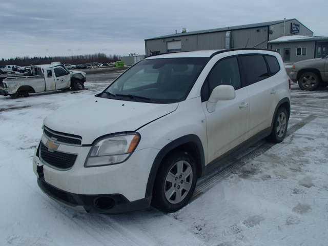 KL77P2ET7DK064990 - 2013 CHEVROLET ORLANDO LT WHITE photo 2