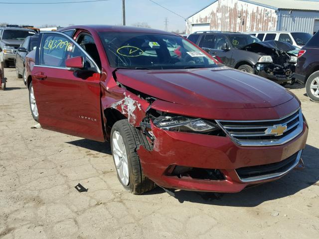 1G1105SAXHU197246 - 2017 CHEVROLET IMPALA LT RED photo 1