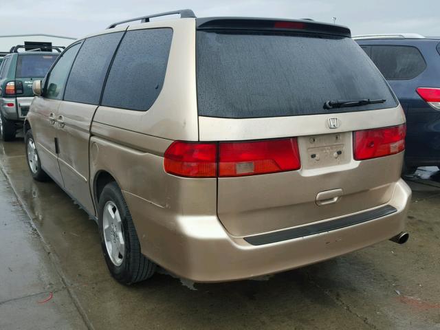 2HKRL18621H528284 - 2001 HONDA ODYSSEY EX TAN photo 3