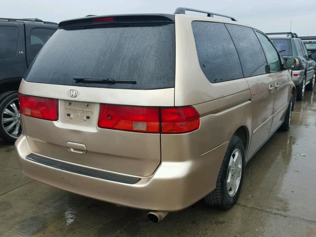 2HKRL18621H528284 - 2001 HONDA ODYSSEY EX TAN photo 4