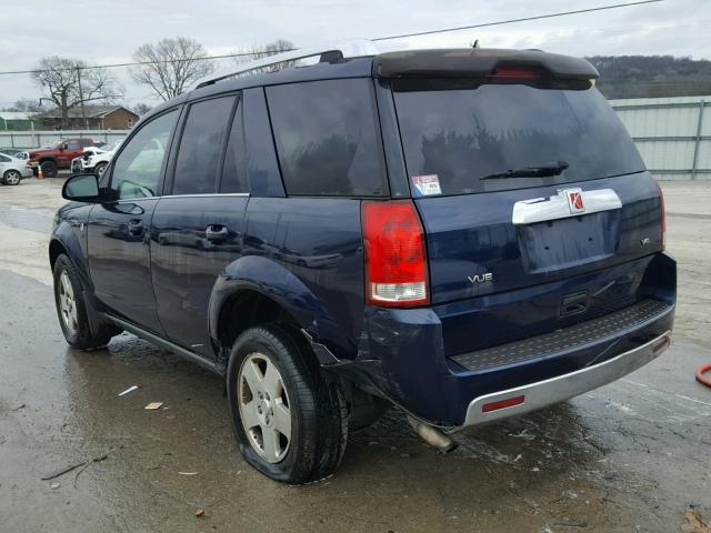 5GZCZ53407S815729 - 2007 SATURN VUE BLUE photo 3