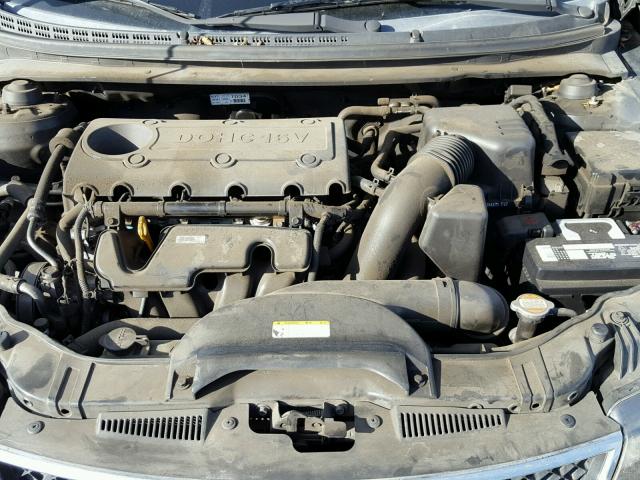 KNAFU4A20A5147054 - 2010 KIA FORTE EX BLACK photo 7