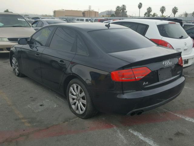 WAUAFAFL6BN041861 - 2011 AUDI A4 PREMIUM BLACK photo 3