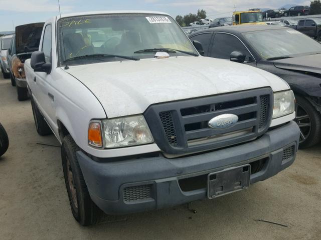 1FTYR10DX7PA30979 - 2007 FORD RANGER WHITE photo 1