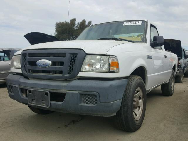 1FTYR10DX7PA30979 - 2007 FORD RANGER WHITE photo 2