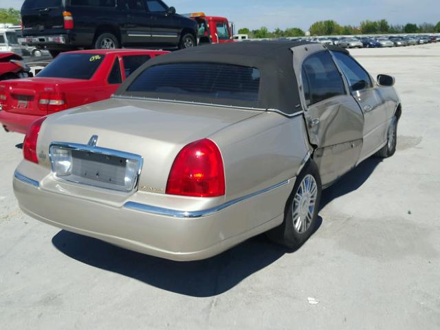 1LNHM81V56Y617724 - 2006 LINCOLN TOWN CAR S BEIGE photo 4