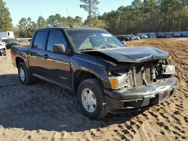 1GCCS136158233407 - 2005 CHEVROLET COLORADO BLACK photo 1