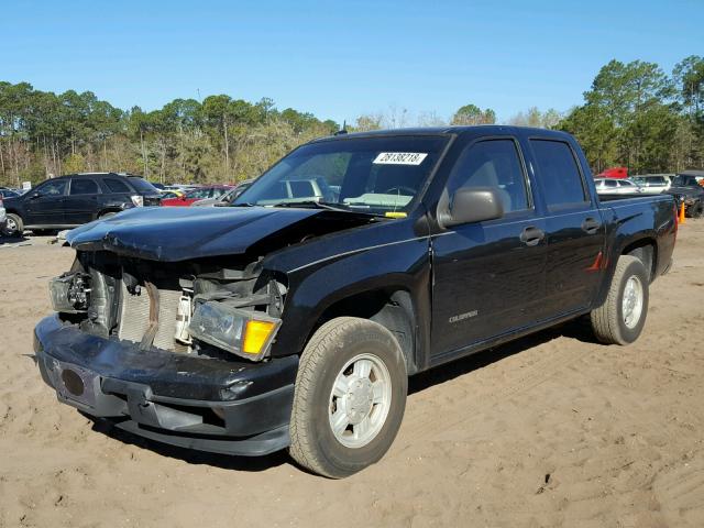 1GCCS136158233407 - 2005 CHEVROLET COLORADO BLACK photo 2