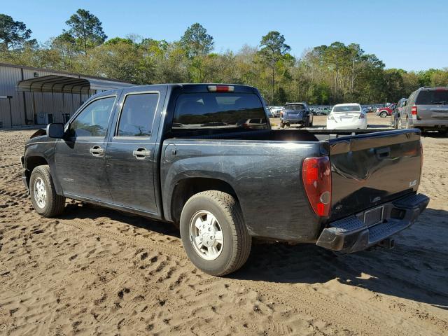 1GCCS136158233407 - 2005 CHEVROLET COLORADO BLACK photo 3