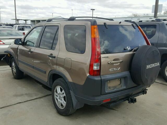 JHLRD78874C034457 - 2004 HONDA CR-V EX TAN photo 3