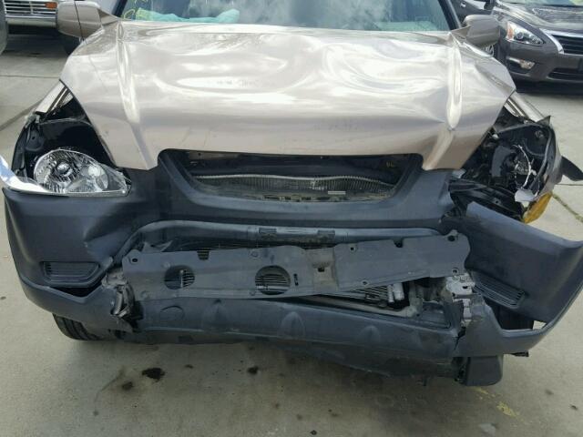 JHLRD78874C034457 - 2004 HONDA CR-V EX TAN photo 9