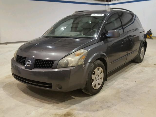 5N1BV28U16N122631 - 2006 NISSAN QUEST S CHARCOAL photo 2