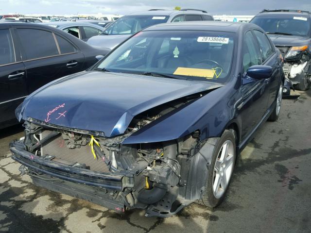 19UUA66285A027850 - 2005 ACURA TL BLUE photo 2