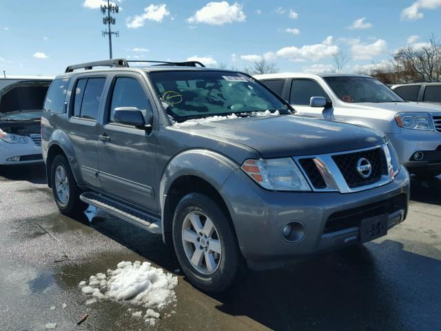 5N1AR18B28C666742 - 2008 NISSAN PATHFINDER GRAY photo 1