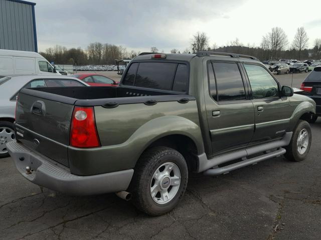 1FMZU77E41UB94012 - 2001 FORD EXPLORER S GREEN photo 4