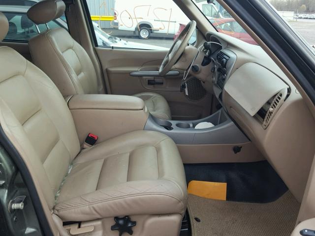 1FMZU77E41UB94012 - 2001 FORD EXPLORER S GREEN photo 5