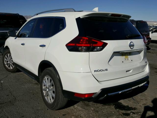 JN8AT2MT8HW153282 - 2017 NISSAN ROGUE S WHITE photo 3