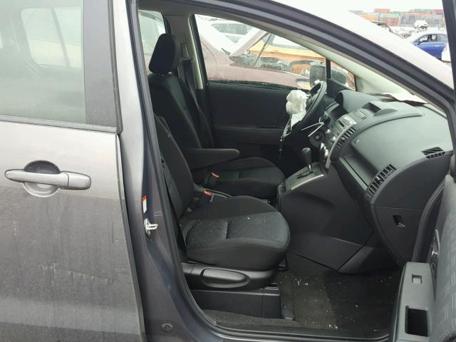 JM1CR2WL3A0386320 - 2010 MAZDA 5 GRAY photo 5