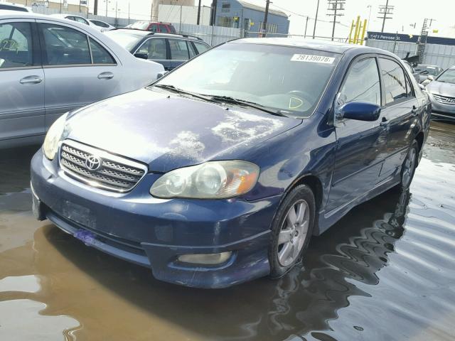 1NXBR30E66Z616522 - 2006 TOYOTA COROLLA CE BLUE photo 2