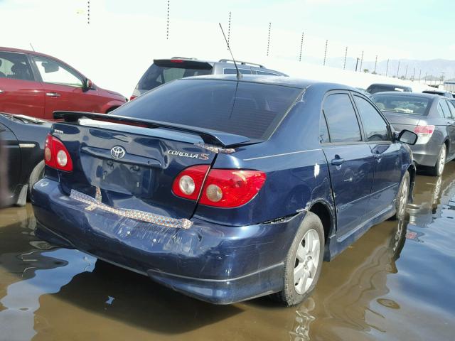 1NXBR30E66Z616522 - 2006 TOYOTA COROLLA CE BLUE photo 4