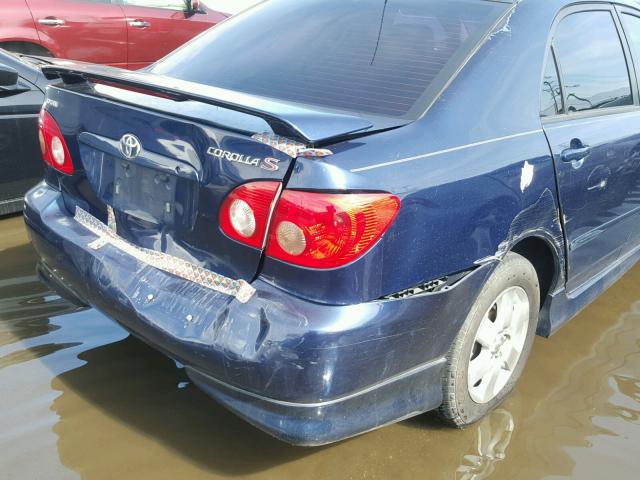 1NXBR30E66Z616522 - 2006 TOYOTA COROLLA CE BLUE photo 9