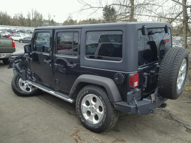 1J4BA3H15BL523191 - 2011 JEEP WRANGLER U BLACK photo 3