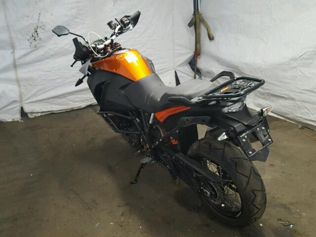 VBKV19404EM905678 - 2014 KTM 1190 ADVEN ORANGE photo 3