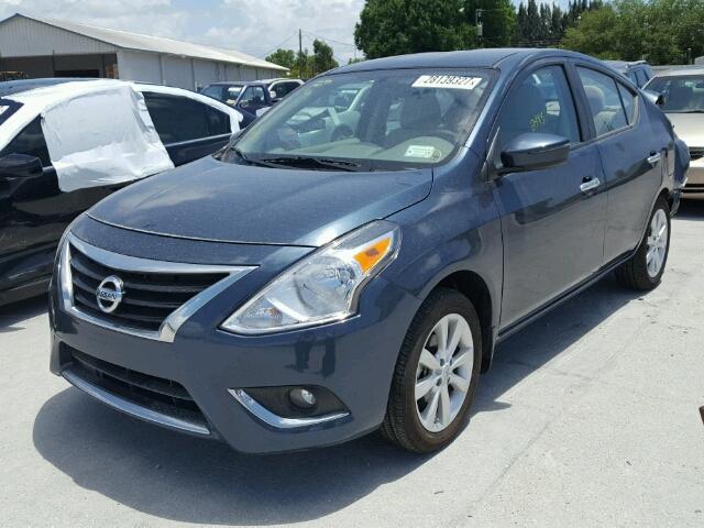 3N1CN7AP5GL821730 - 2016 NISSAN VERSA S/S BLUE photo 2