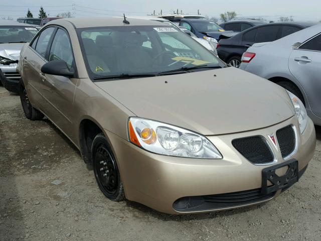 1G2ZF57B584180188 - 2008 PONTIAC G6 VALUE L GOLD photo 1