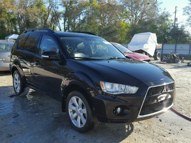 JA4JS4AX8AZ014611 - 2010 MITSUBISHI OUTLANDER BLACK photo 1