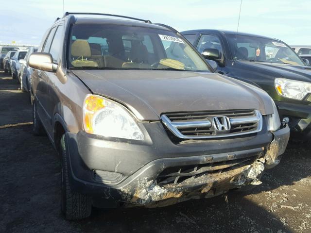 JHLRD78894C031494 - 2004 HONDA CR-V EX BROWN photo 1