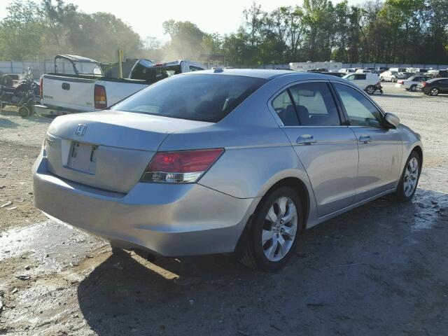 1HGCP26848A002813 - 2008 HONDA ACCORD EXL SILVER photo 4