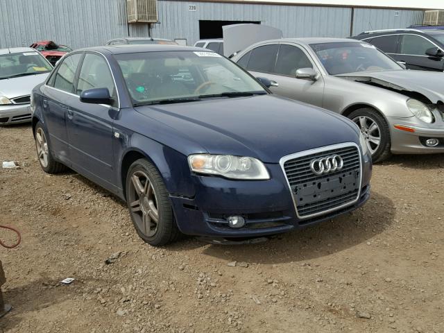 WAUDF78E86A139043 - 2006 AUDI A4 2.0T QU BLUE photo 1