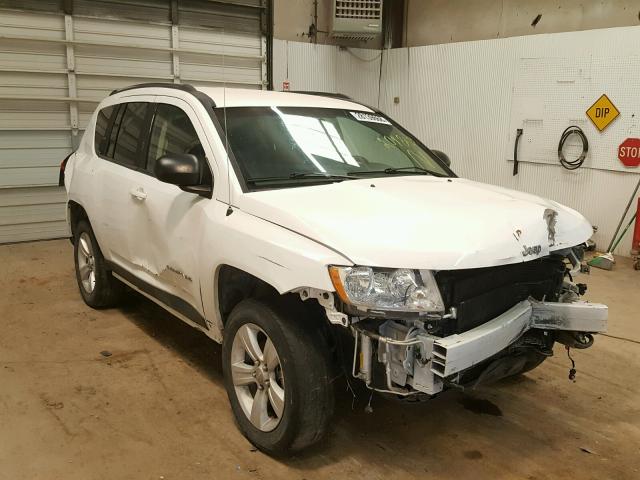 1J4NF1FB9BD209813 - 2011 JEEP COMPASS SP WHITE photo 1