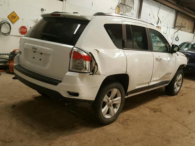 1J4NF1FB9BD209813 - 2011 JEEP COMPASS SP WHITE photo 4