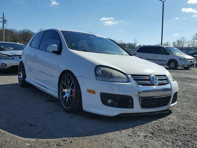 WVWEV71KX6W085547 - 2006 VOLKSWAGEN NEW GTI WHITE photo 1