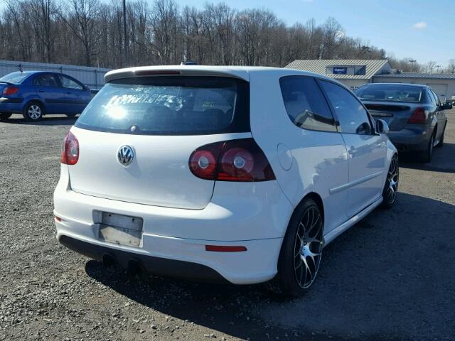 WVWEV71KX6W085547 - 2006 VOLKSWAGEN NEW GTI WHITE photo 4