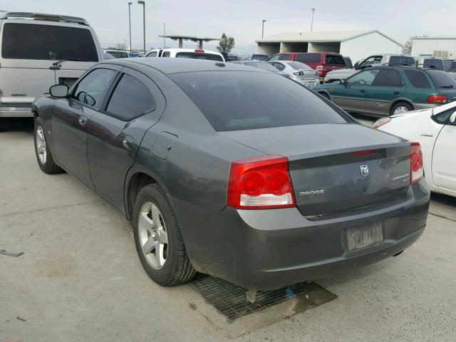 2B3KA33V39H585584 - 2009 DODGE CHARGER SX CHARCOAL photo 3