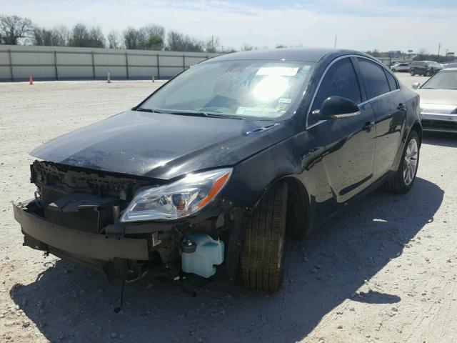 2G4G25EK3F9294634 - 2015 BUICK REGAL 1SV BLACK photo 2