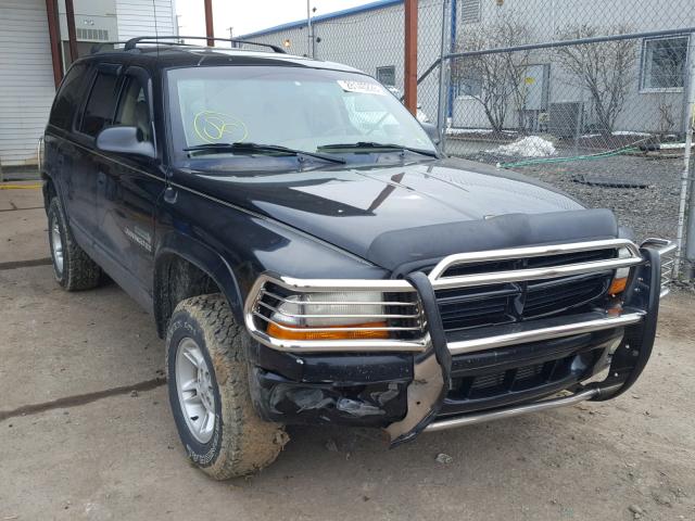 1B4HS28N1YF278730 - 2000 DODGE DURANGO BLACK photo 1