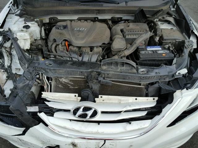 5NPEB4AC6DH757719 - 2013 HYUNDAI SONATA GLS WHITE photo 7