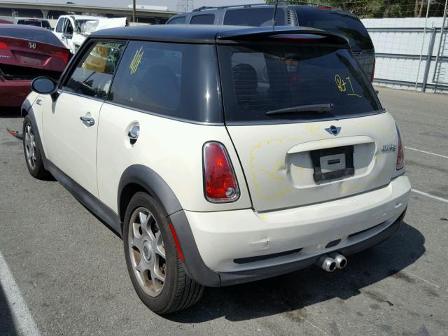 WMWRE33506TJ39289 - 2006 MINI COOPER S BEIGE photo 3