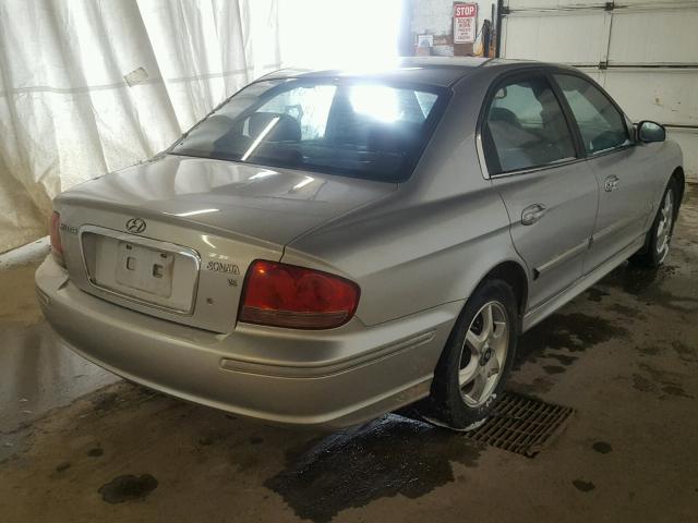 KMHWF35H05A210782 - 2005 HYUNDAI SONATA GLS SILVER photo 4