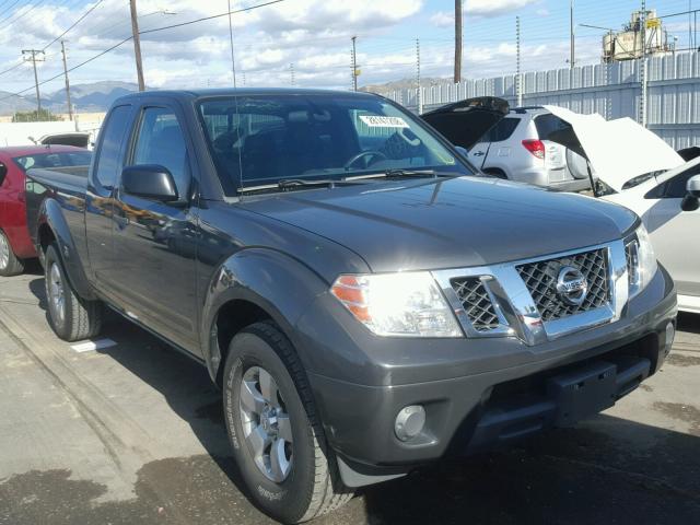 1N6AD0CUXCC414944 - 2012 NISSAN FRONTIER S CHARCOAL photo 1