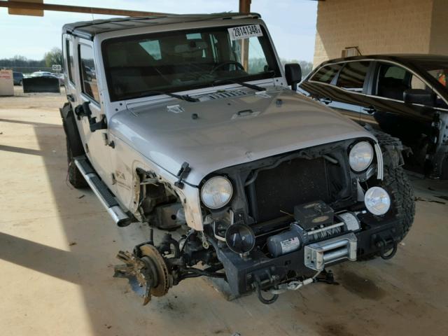 1J4GA39199L758000 - 2009 JEEP WRANGLER U SILVER photo 1