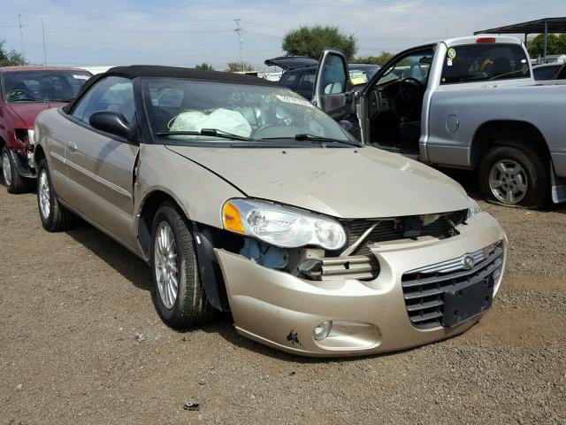 1C3EL55R35N705357 - 2005 CHRYSLER SEBRING TO GOLD photo 1