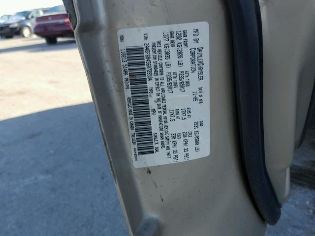 2A4GF68456R729594 - 2006 CHRYSLER PACIFICA T GOLD photo 10