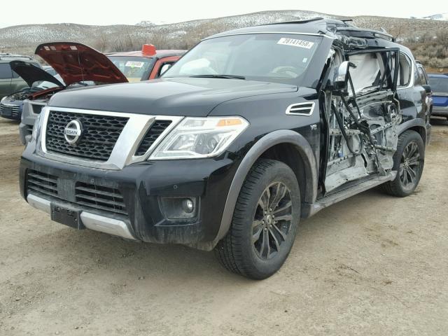 JN8AY2NE8H9705878 - 2017 NISSAN ARMADA PLA BLACK photo 2